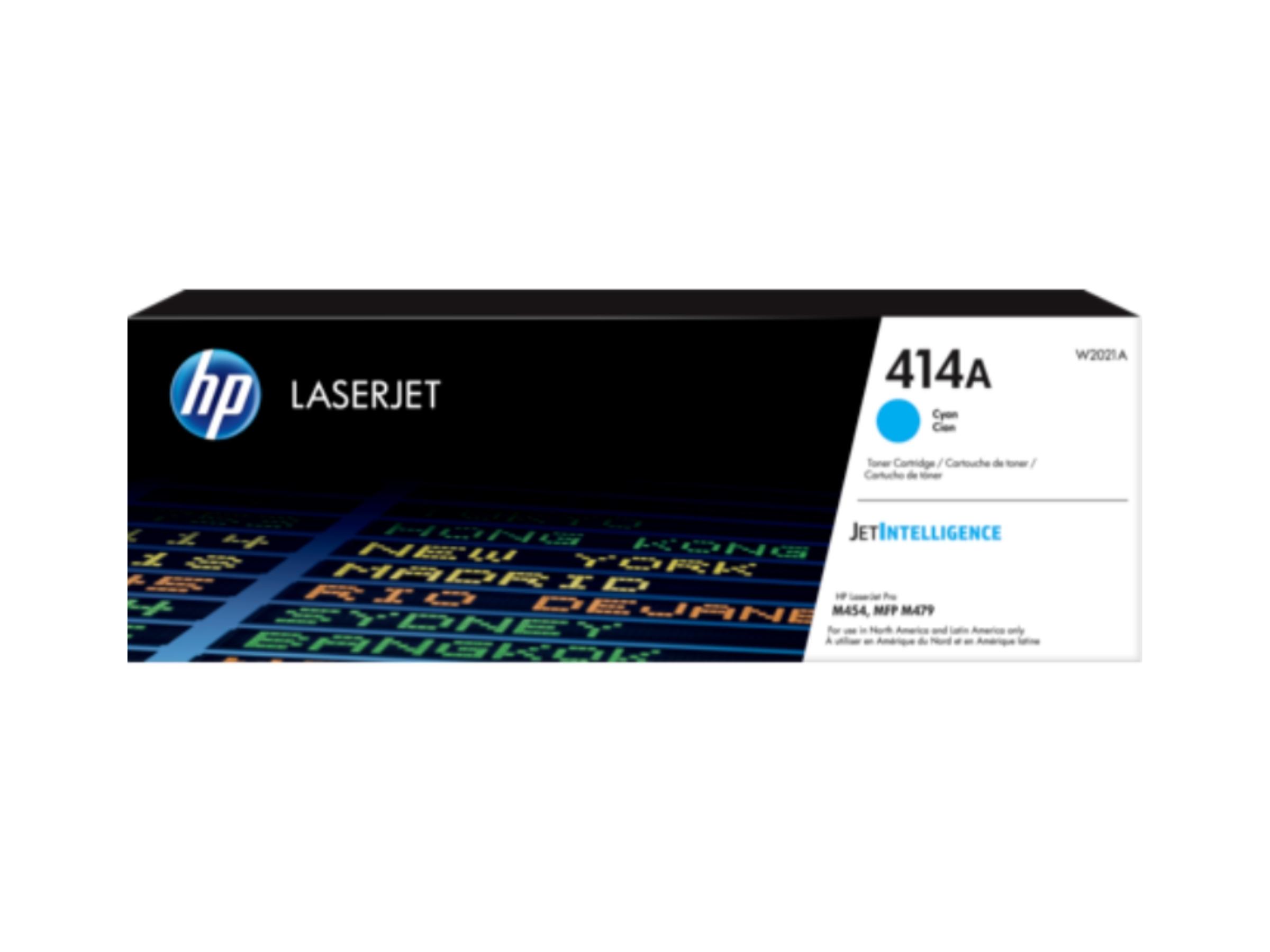 TONER HP 414A CYAN (W2021A) LASERJET M454/M479 2100 PAG.